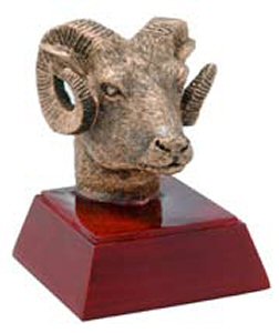 Ram Mascot Resin Statue