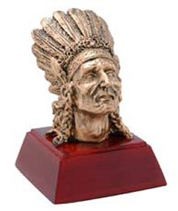Indian Mascot Resin Statue