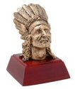 Indian Mascot Resin Statue