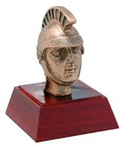 Trojan Mascot Resin Statue