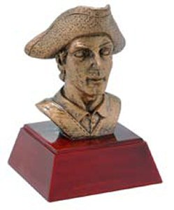 Minuteman Mascot Resin Statue