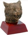 Wildcat Mascot Resin Statue