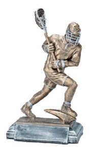 Masterworks Male Lacrosse Player Sculpture