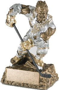 Hockey Monster Resin Statue