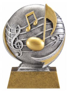 Motion Xtreme Music Resin Trophy