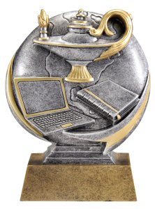 Motion Xtreme Lamp of Knowledge Resin Trophy