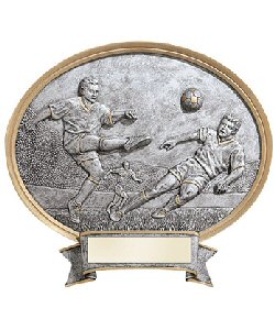 Soccer Oval Resins Plaque Male or Female