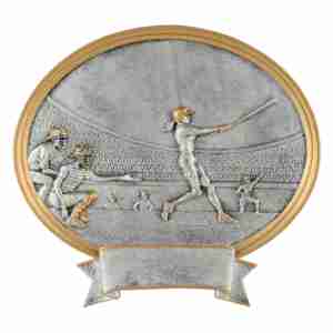 Softball Oval Resin Plate