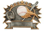 Baseball Resin Plate Plaque