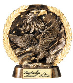 Eagle Bronze Resin Plate