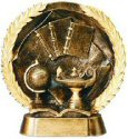 Knowledge Bronze Resin Plate