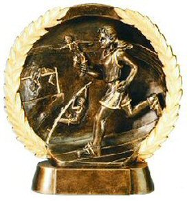 Female Track Bronze Resin Plate