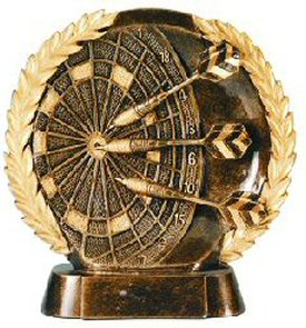 Darts Bronze Resin Plate