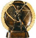Lacrosse Bronze Resin Plate