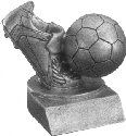 Silver Soccer Shoe and Ball Award