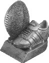 Silver Football Shoe and Ball Award