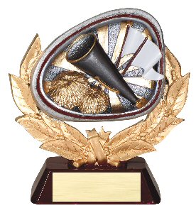 Cheerleading Full Colored Scene Trophy