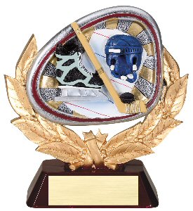 Hockey Full Colored Scene Trophy