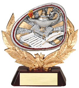Scholastic Full Colored Scene Trophy