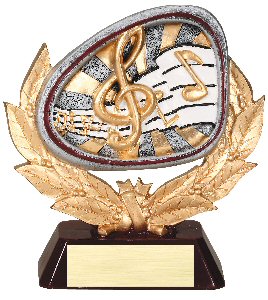 Music Full Colored Scene Trophy