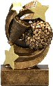 Star Swirl Cheer Resin Trophy
