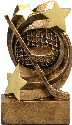 Star Swirl Hockey Resin Trophy