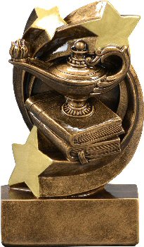 Star Swirl Academics Resin Trophy