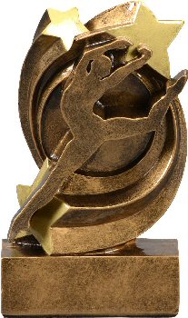 Star Swirl Dance Resin Trophy