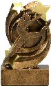 Star Swirl Dance Resin Trophy