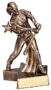 Softball Female Superstar Resin Trophy