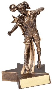 Soccer Female Superstar Trophy