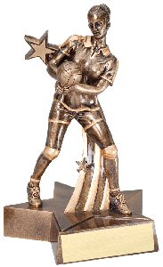 Volleyball Female Superstar Trophy