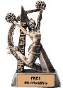 Ultra Action Cheerleading Resin Trophy