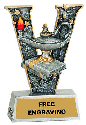 V Series Lamp of Knowledge Resin Award