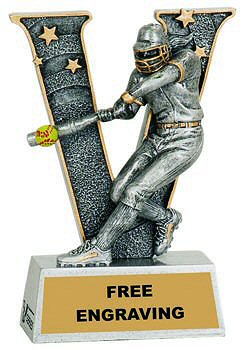 V Series Softball Resin Award
