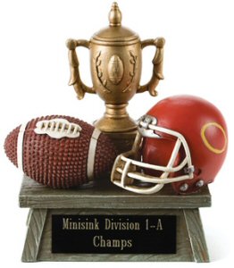 Vintage Football Resin Award