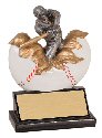 Xploding Baseball Resin Trophy