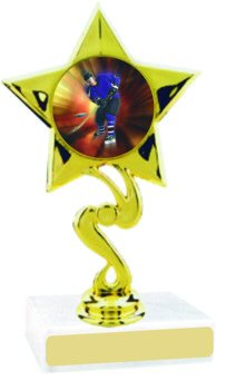 Star Insert Hockey Trophy