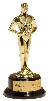 Achiever Trophy on Black Base