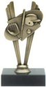 Baseball Theme Metal Trophy