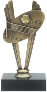 Volleyball Theme Metal Trophy