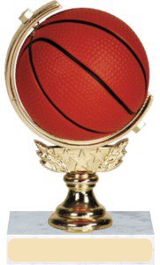 Soft Basketball Spin Trophy