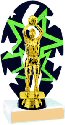 Stars Backdrop Basketball Trophy