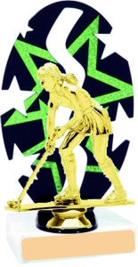 Stars Backdrop Field Hockey Trophy