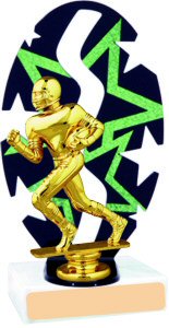 Stars Backdrop Football Trophy