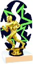 Stars Backdrop Football Trophy