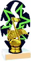 Stars Backdrop Music Trophy