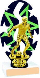 Stars Backdrop Soccer Trophy