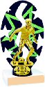 Stars Backdrop Soccer Trophy
