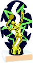 Stars Backdrop Tennis Trophy